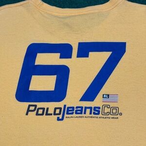Vintage 90s Y2K Polo Ralph Lauren t-shirt, Hypebeast, 67 Six Seven, Funny (XL)
